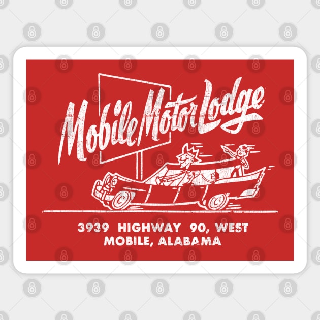 Mobile Motor Lodge, Alabama Magnet by CODA Shop